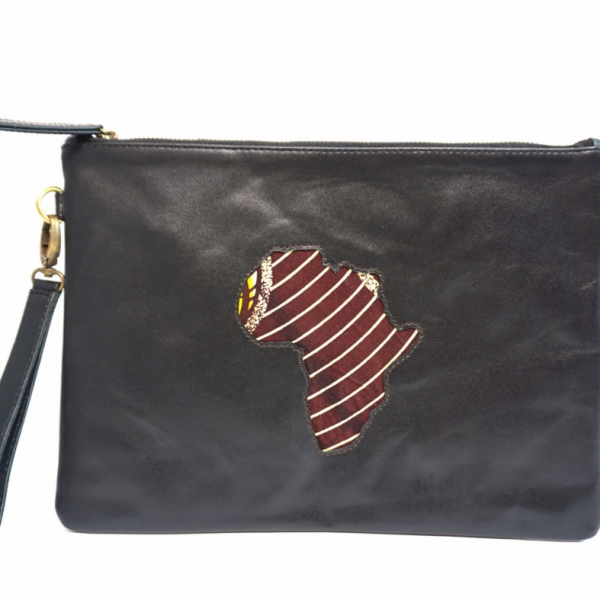 afrique cluch bag (black)