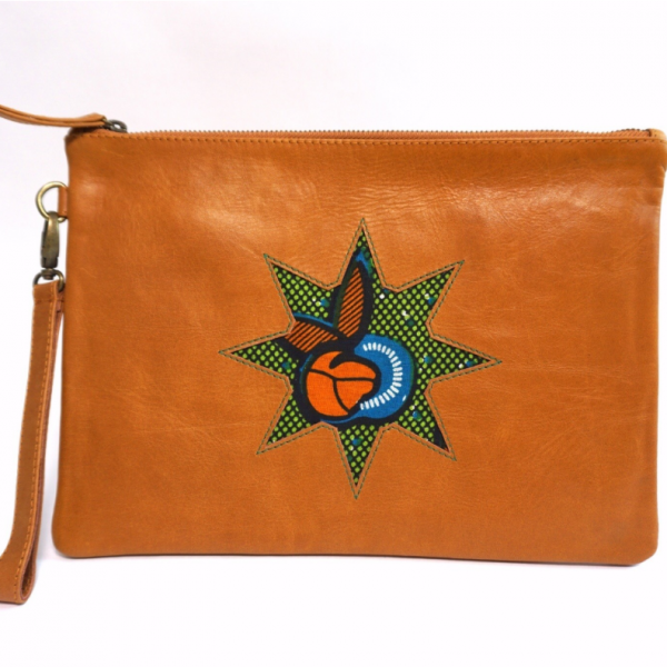 sun cluch bag (natural)