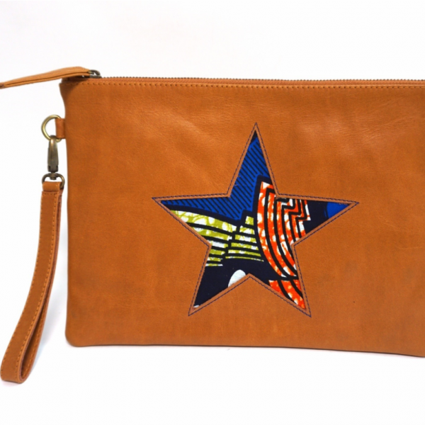 star cluch bag (natural)