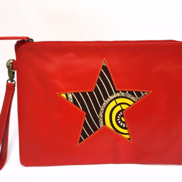 star cluch bag (red)